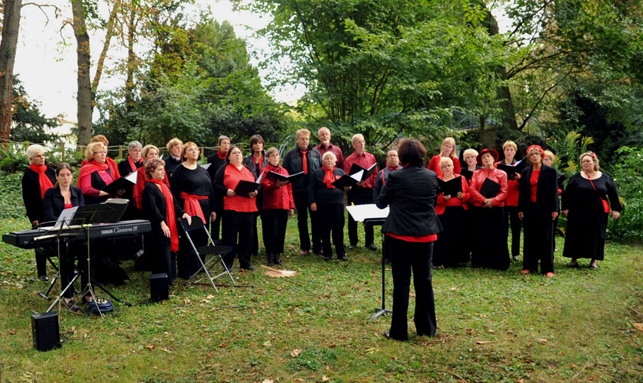 Le choeur au Parc Dupeyroux à Créteil, le 17 Septembre 2011.